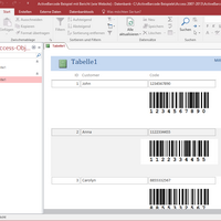 ActiveBarcode: Rapporto di accesso